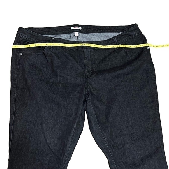 Bongo Plus Black Denim Jeans Straight Leg Women’s (Sz 22w) - Picture 6 of 9